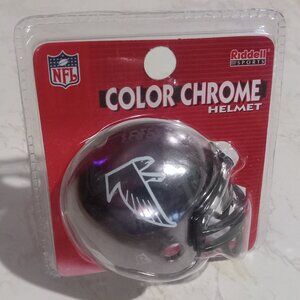 Atlanta Falcons NFL Color Chrome Helmet Riddell Mini Helmet